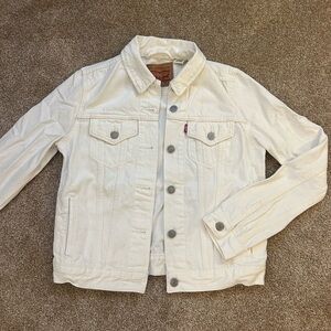 Levi’s White Denim Jacket